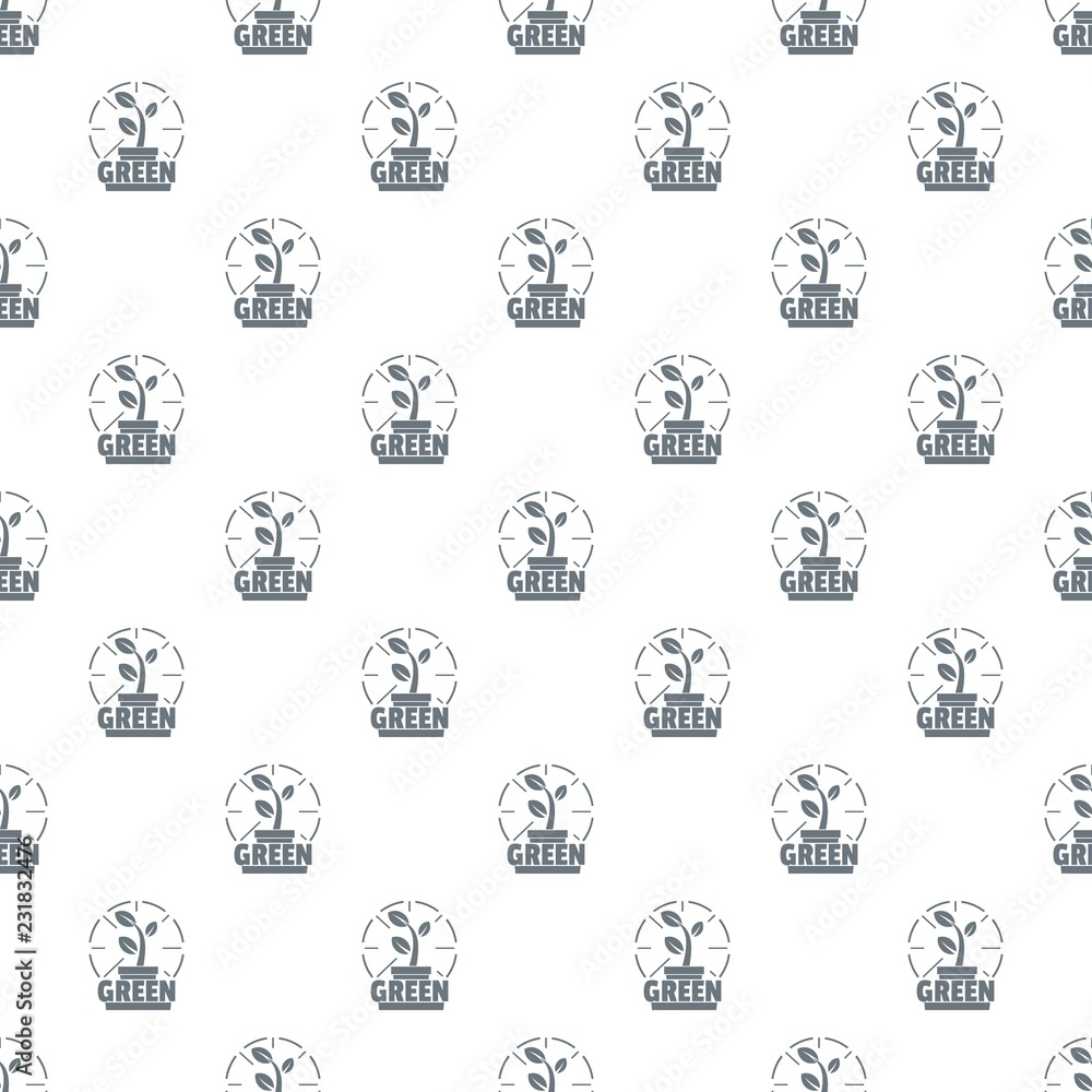 Poster sprout pattern vector seamless repeat for any web design