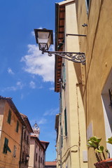 Street of Piombino, Tuscany, Italy