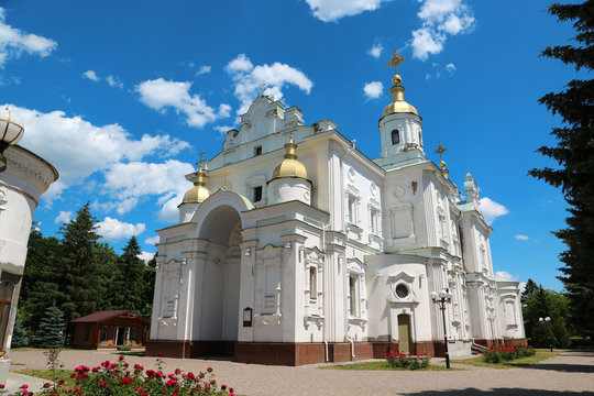 Holy Assumption Cathedral in Poltava city, Ukraine