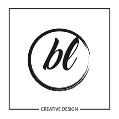 Initial Letter BL Logo Template Design Vector Illustration