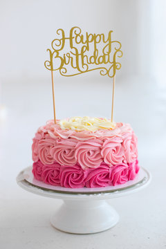 Pink Smash Cake