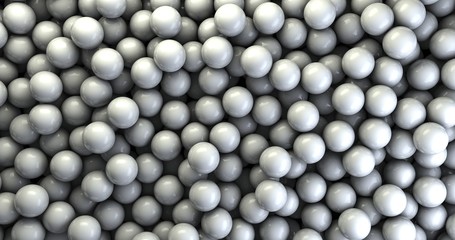 Abstract 3d rendering of geometric shapes. Modern composition. Background design with spheres for poster, cover, branding, banner, placard.