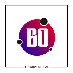 Initial Letter BO Logo Template Design Vector Illustration