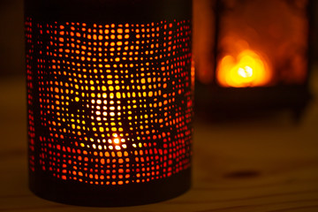 Candle lantern decoration
