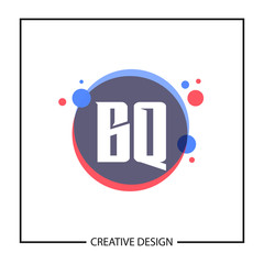 Initial Letter BQ Logo Template Design Vector Illustration