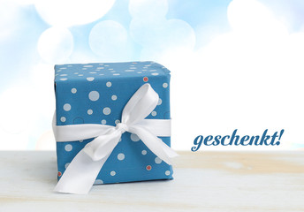 geschenkt