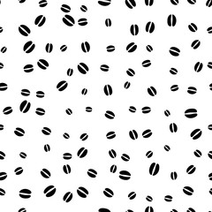 The footprints of a deer. Vector illustration. Wild animal. Foot prints. Seamless pattern background.