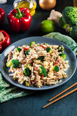 Pad Thai with chicken