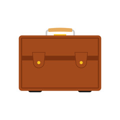 Brown travel bag with luggage