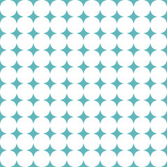 Seamless geometric pattern. Modern ornament with blue stars. Geometric abstract pattern