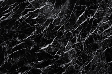 Plakat beautiful texture of black marble stone table background.For decorative presentation