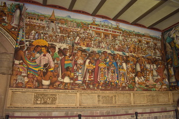 mural palacio de gobierno de Tlaxcala © Daniel Lávida