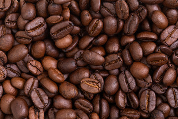 Roasted coffee beans