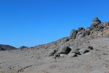 rocks in the mountains