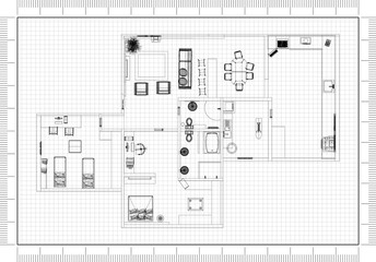 Apartment Architect Blueprint - 