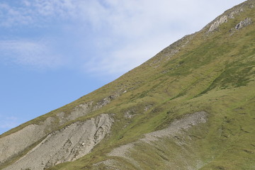 Fototapeta premium Caucasian mountain slopes in Georgia