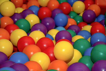 Fototapeta na wymiar Multi colored balls - pattern