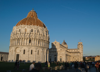 30 of September, 2018 - Pisa, Italy: Leaning tower of Pisa, Italy