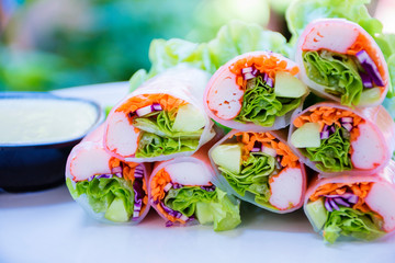  Fresh Salad of Asian Vegetable