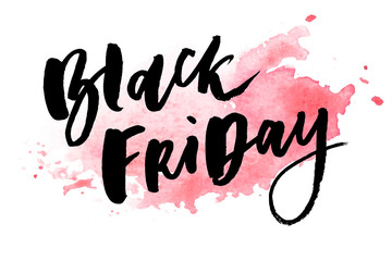 Black Friday Sale handmade lettering, calligraphy for logo, banners, labels, badges, prints, posters, web.