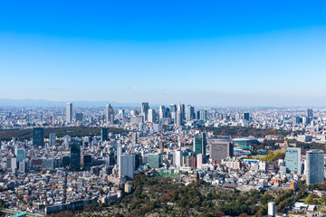 Fototapeta na wymiar (東京都ｰ都市風景)展望台から見る新宿側風景１