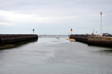 Entrance to the port