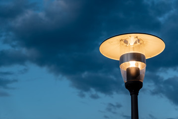 Fototapeta na wymiar outdoor lanter over sky