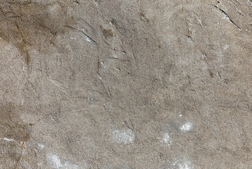 The texture of the old wall with destroyed plaster