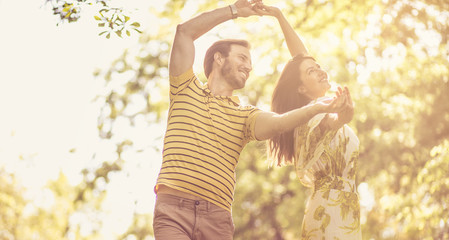 Obraz premium Dance of happiness.