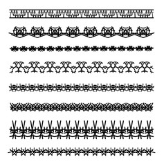Obraz premium Patterned, decorative frame for decorating invitations, postcards and other printed products.