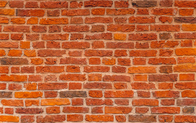 Fototapeta premium Texture of old brick wall close-up