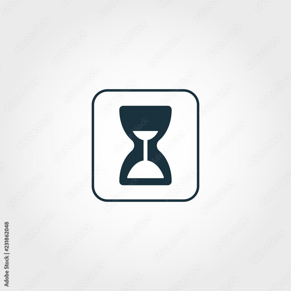 Poster measure app creative icon. premium style design from visual device icon collection. simple measure a