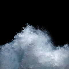 seafoam flying abstract