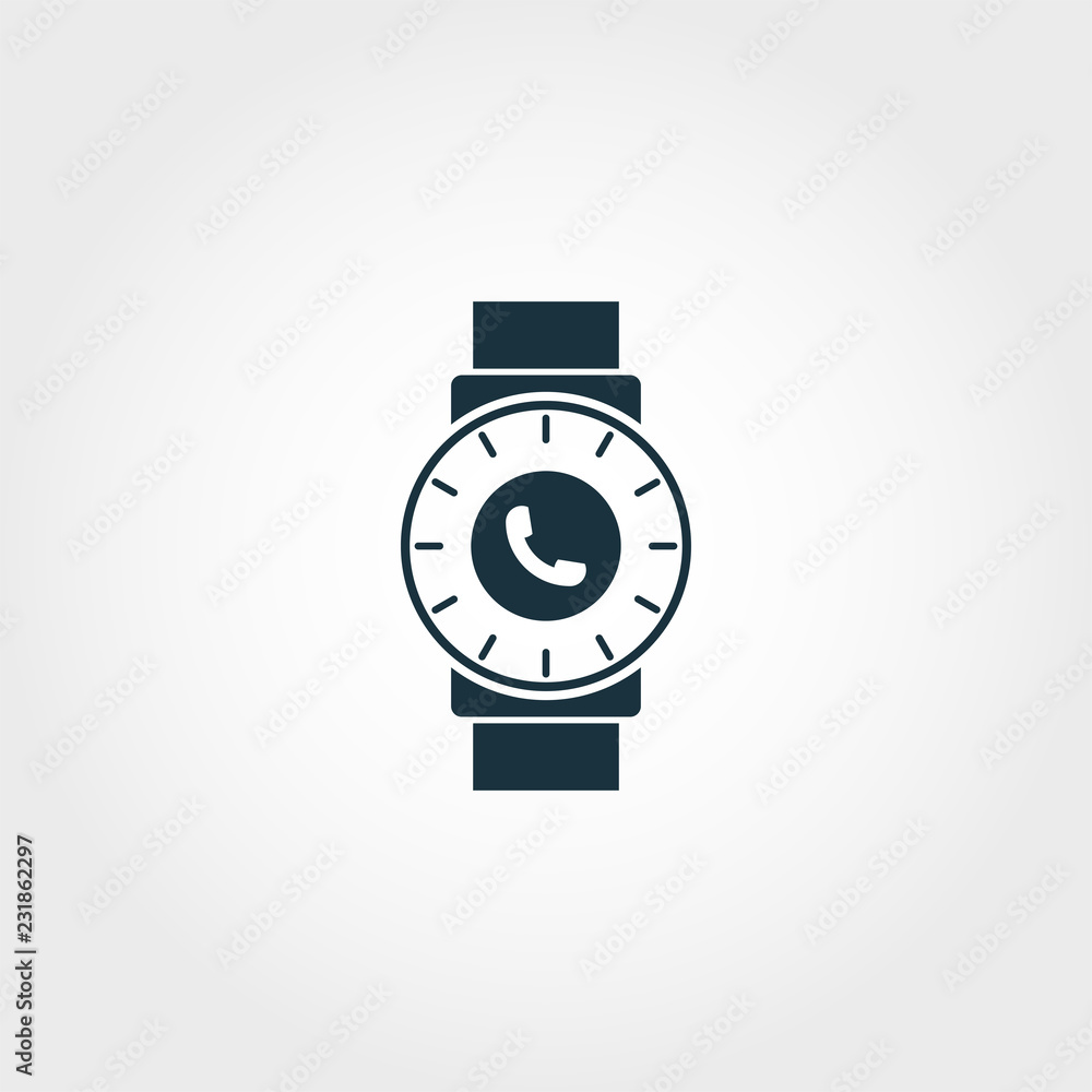 Aufkleber smart watch creative icon. premium style design from visual device icon collection. simple smart wat