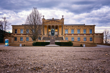 Panorama from State Museum Schwerin, founded in 1882 by Friedrich Franz II, Grand Duke of...