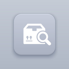 Package search button, best vector
