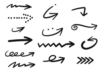 Crazy Doodle Arrow Set Handmade