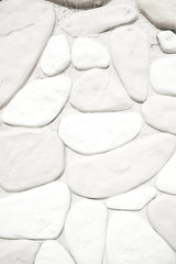 Colorful Round shape stone wall background
