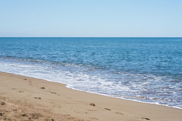 Fototapeta na wymiar Beach and Sea Background