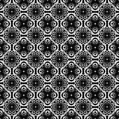 curls monochrome seamless