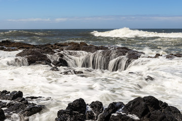 Thor's Well at Cape Perpetua, Oregon Coast, USA