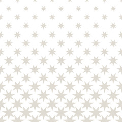 Geometric halftone vector pattern with stars. Usable as border, design element or background.