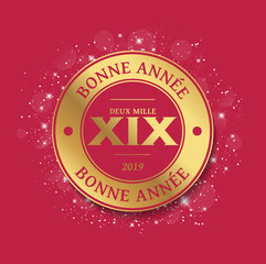 2019 - Carte de Voeux - Bonne Année