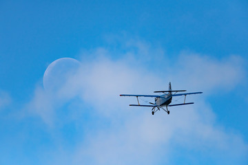 An-2 ra-07898 Soviet light multipurpose aircraft  on airshow in Mochishche