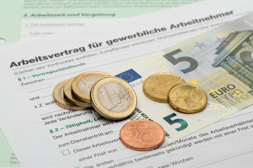 Mindestlohn und Stundenlohn 9,35 Euro