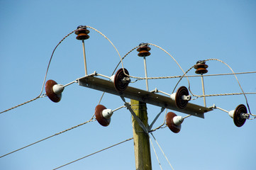 electric power lines and insulators