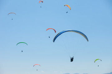 Paragliding over Pokhara, Nepal
