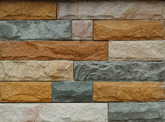 Background of stone wall texture photo