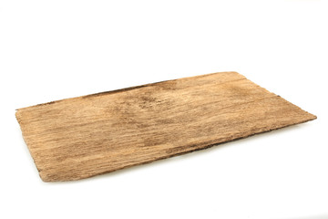 Wooden boards isolated on white background.with clipping path