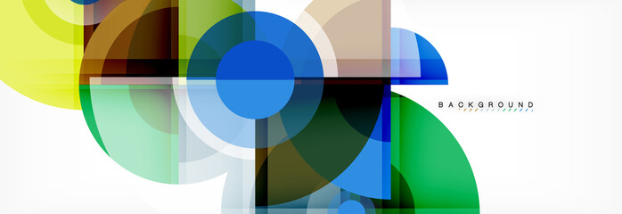 Obraz premium Circle abstract background